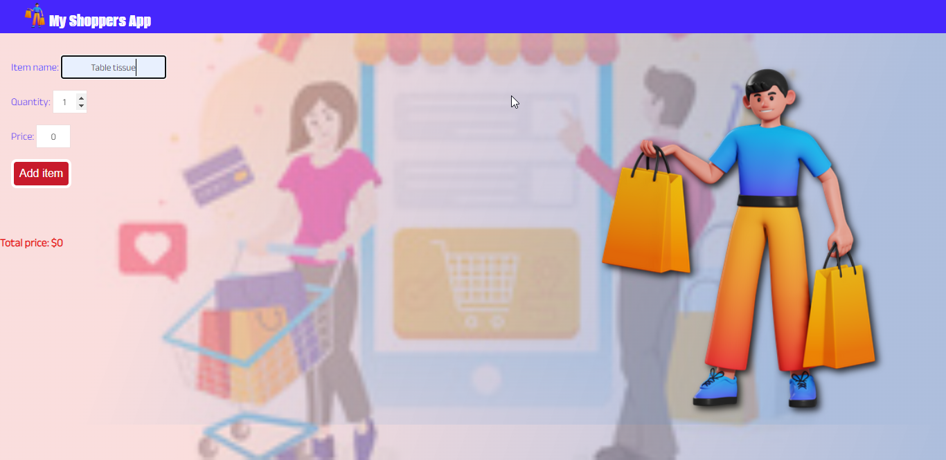 A shopping app